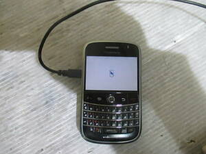 [A-8/B51202-1]★NTTドコモ BlackBerry 9000 スマートフォン 通電OK★ジャンク