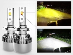 ZVW30 プリウス後期■H11 H16 LED フォグランプ6500k/3000k 白・黄 走行中2色切り替え■動画あり