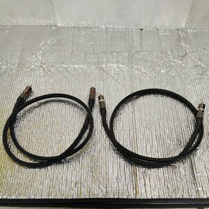 ☆ 1円スタート ☆ NVS SOUND CABLE FDRCA RCAケーブル 約90cm 音響 オーディオ