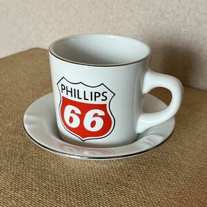 フィリップス66 マグカップ&ソーサー / Phillips 66 Mug & saucer Vintage