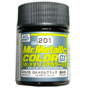Mr.カラー (GX201) メタルブラック メタリック色 基本色　GSIクレオス　即♪≫