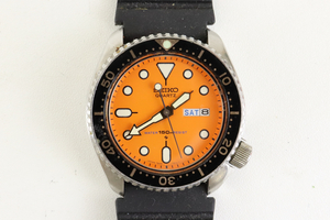 SEIKO 7548-700C セイコー 腕時計 オレンジダイバー WATER 150m RESIST オレンジ文字盤 ブランド腕時計 020IDEIB28