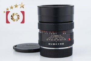 【中古】Leica ライカ ELMARIT-R 90mm f/2.8 赤 フィート 3カム 希少品 2023.12月 オーバーホール済み