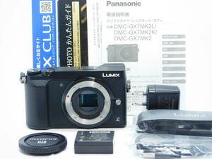 ■極上品■ Panasonic パナソニック ルミックス LUMIX DMC-GX7MK2-K ボディ ブラック ☆シャッター回数わずか 約 2,033回！ ＃7220