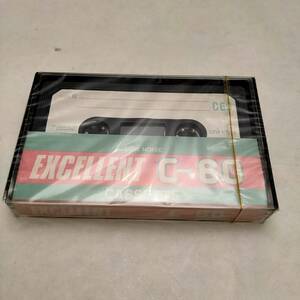 昭和レトロ EXCELLENT エクセレント 60分カセットテープ C-60