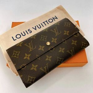 【美品】LOUIS VUITTON ルイヴィトン ポルトフォイユ　インターナショナル M61734 モノグラム　二つ折り長財布 カード入れ×