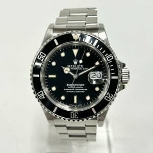 ROLEX 168000 Submariner Date Triple Zero Spider Dial Auto Cal.3035 Black ロレックス ヴィンテージ サブマリーナ オートマ ブラック