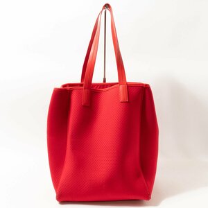 q bag paris キューバッグ パリ トートバッグ レッド 赤 ポリエステル100% ドット柄 レディース 手さげ スクエア 大容量 シンプル bag 鞄