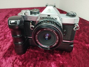 【委託品】 PENTAX MX＋PENTAX-M 40mm 2.8 シャッターOK 速度変化有り フィルムカメラ 1円スタート売り切り 一眼レフカメラ ペンタックス