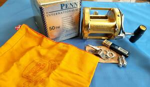 PENN REELS ペンリール インターナショナルⅡ 50TW 外箱あり 中古美品　送料無料 匿名配送