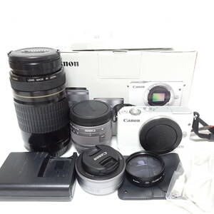 キャノン EOS M10 デジタルカメラ レンズアクセサリーおまとめセット Canon 通電確認済 80サイズ発送 KK-2620498-188-mrrz