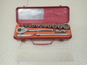 TK107-60　① KTC 　ケーティーシー 京都機械工業　工具 9.5sq.ソケットレンチセット　SOCKET WRENCH SET B211