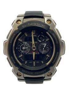 CASIO◆ソーラー腕時計・G-SHOCK/デジアナ/ステンレス/SLV/SLV/MTG-1500