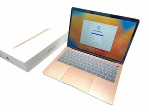 ★ Apple MacBook Air Core i5 (13-inch,2018)メモリ16GB SSD 128GB macOS Mojave A1932 ゴールド 初期化済み 付属品付き