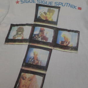 ■ 80s Sigue Sigue Sputnik Vintage T-shirt ■ ジグジグスパトニック ヴィンテージ Tシャツ 当時物 本物 バンドT ロックT 