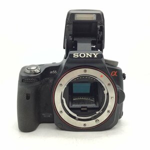 カメラ SONY α55 デジタル一眼レフ ボディ ジャンク品 [1615HJ]