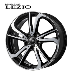 送料無料 ブランドルライン LEZIO 6J-15 +45 5H-114.3 (15インチ) 5H114.3 6J+45【4本セット 新品】