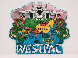 WESTPAC 刺繍 ワッペン　大型 25x21cm　■ #アメリカ #空軍 #USAF #ウエストパック