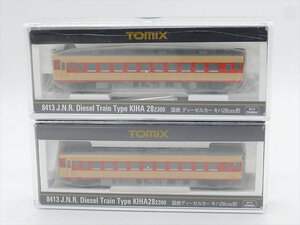 （37）未使用　保管品　トミックス　TOMIX　Ｎゲージ　8413　国鉄　ディーゼルカー　キハ28 2300形　2個セット