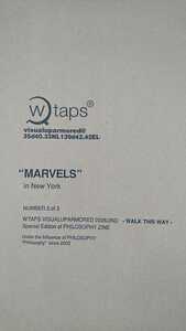 2006/2ND-WALK THIS WAY-当時物!非売品WTAPS“MARVELS”in New York ポスター 未使用/ダブルタップス 