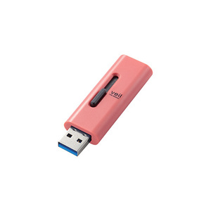 エレコム USBメモリー/USB3.2(Gen1)対応/スライド式/32GB/レッド MF-SLU3032GRD /l
