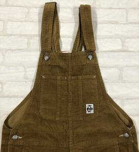 ■未使用 定価1.4万 CHUMS チャムス All Over The Corduroy Overall オールオーバー コーデュロイ オーバーオール サロペット Ｍ●240210