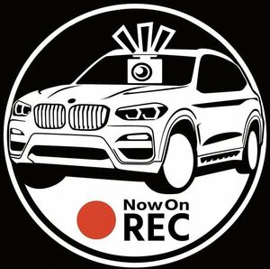 無料車種変更可能　BMWx３　ドラレコ　ドライブレコーダー　ステッカー　x2 x1 x5 x6 x4