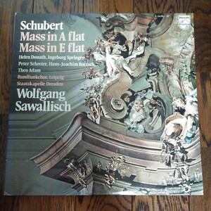 LP レコード Schubert Mass in A flat Mass in E flat Wolfgang Sawallisch シューベルト ミサ曲ヴォルフガンク サヴァリッシュ クラシック