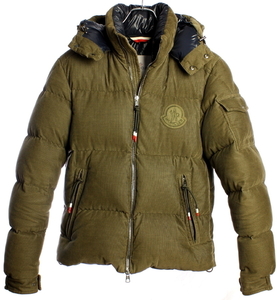 27万1700円　 モンクレール　コーデュロイ ダウン ジャケット　カーキ　MONCLER 国内正規品 #A1