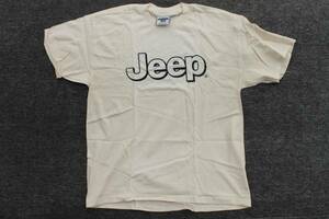 JEEP ジープ Tシャツ LEE Lサイズ JEEPロゴ入り クライスラー純正 A01071796L 未使用 絶版 当時物 １点限り