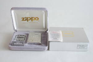 【未使用】ZIPPO ロゴ 銀仕上げ シルバー 1991年 特別限定品 1000個 No.700