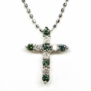 ソーティング付き!!◆K18 天然ダイヤモンドネックレス◆A 約1.7g 約40.0cm 0.20ct diamond jewelry ジュエリー necklace EA6/EA6