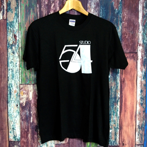 送込　Studio 54　NY　Manhattan 半袖Tシャツ　黒色　Mサイズ 