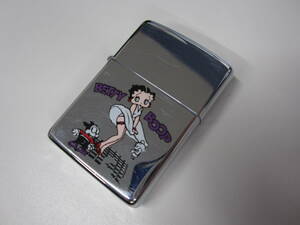 Zippo ジッポー ライター BETTY BOOP オイルライター 火花確認のみ 1円スタート