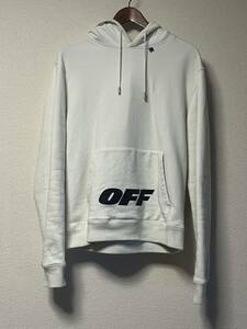 OFF WHITE/オフ ホワイト/初期/フーディ/プルオーバー/パーカー/カラーホワイト/サイズS