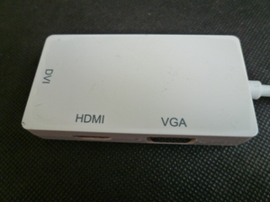 VGA HDMI DVI アダプタ Mac ディスプレイポート モニタアダプタ USED品