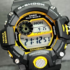 新品 CASIO カシオ G-SHOCK ジーショック MASTER OF G LAND RANGEMAN レンジマン GW-9400YJ-1JF 腕時計 タフソーラー 電波時計 多機能