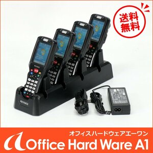 送料無料☆ 4台セット キーエンス BT-W250 ハンディターミナル 高速読み取り 二次元コード対応 【中古 KEYENCE バーコードリーダー】#I 2