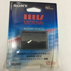 SONY MGR60 MICROMVカセット 60分