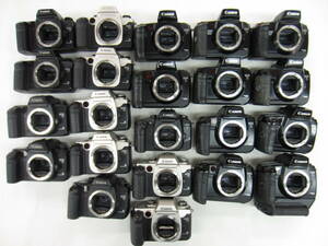 (4981K)ジャンク Canon キヤノン EOS イオス 5 7 55 フィルム一眼 ボディのみ まとめて大量セット22点 動作未確認 同梱不可