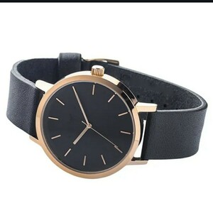 新品　腕時計　シンプルイズベスト　ビジネス　BLACK&GOLD 9