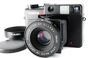 PLAUBEL makina 67 プラウベル マキナ NIKKOR 80mm F2.8 nikon 中判カメラ フィルムカメラ 動作 露出計 確認済み 問題なし #693