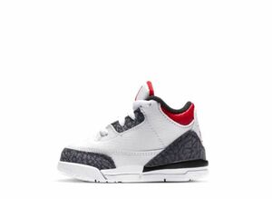 Nike TD Air Jordan 3 Retro SE-T "Fire Red Denim" 13cm DB4170-100