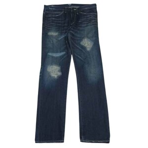 WTAPS ダブルタップス 111GWDT-PTM05 BLUES SKINNY TRASH ブルー スキニー トラッシュ ストレート パンツ デニム 3【中古】