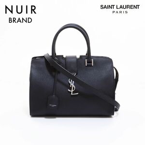 イヴ・サンローラン YVES SAINT LAURENT ハンドバッグ 2WAY ベイビーカバス ブラック