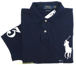 【新品】ラルフローレン ■ 鹿の子ポロシャツ ■ XL ■ ネイビー POLO RALPH LAUREN 正規品