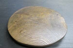 神代欅総玉杢ポリウレタン仕上げ直径３０，５センチ大皿