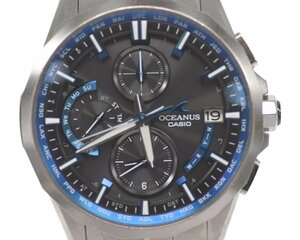 美品 CASIO カシオ OCW-S3000-1AJF オシアナスマンタ 中古美品