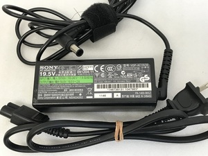 SONY ACアダプター 19.5V 2A 100-240V VGP-AC19V39 ソニーノートPC用 ACアダプタ SONY AC ADAPTER 中古 動作確認済み