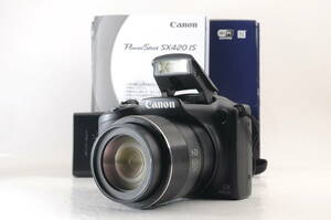動作品 キャノン Canon PowerShot SX420 IS パワーショット コンパクトデジタルカメラ 箱 取説 充電器付 管GG2914